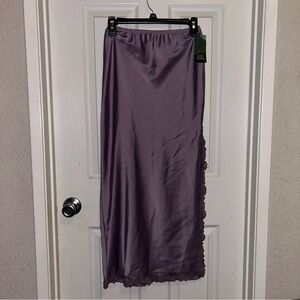 Wild Fable formal midi skirt, purple/lavender XXS